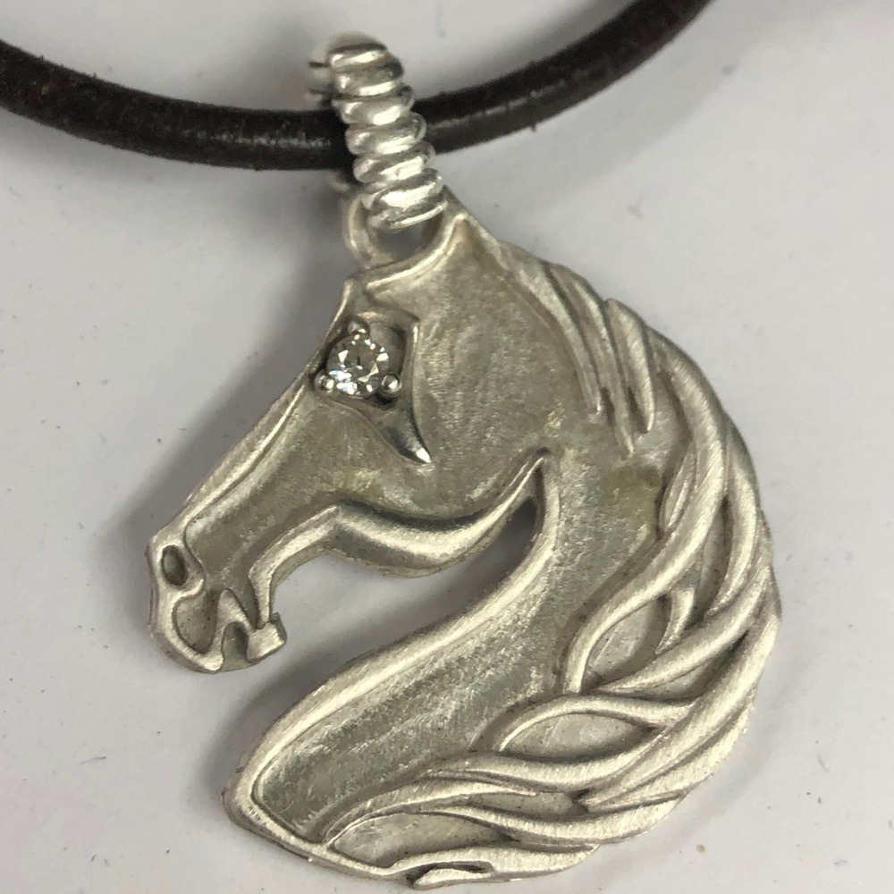 Horse men pendant